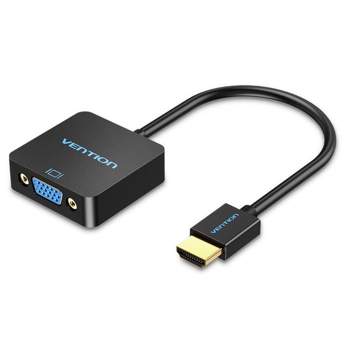 Vention Conversor HDMI macho a VGA hembra 15cm negro Vention Conversor HDMI macho a VGA hembra 15cm negro